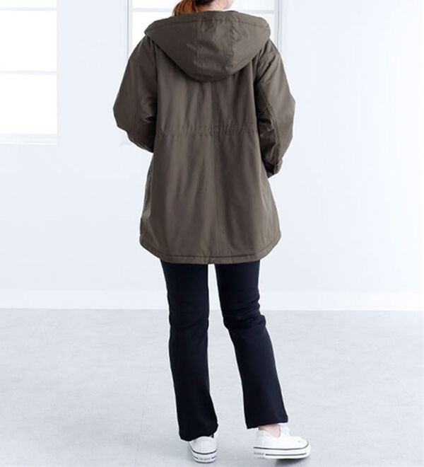 BELLUNA（ベルーナ）の「＜ｓｏｒａｆｕｋｕ＞中わたハンズフリージャケット（ハーフコート）」｜詳細画像