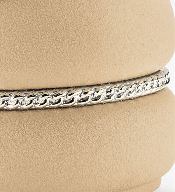 ルフラン（ルフラン）の「ヌーベルヴォーグリラックス　ビジュー付厚底ニットサンダル（サンダル・ミュール）」｜詳細画像