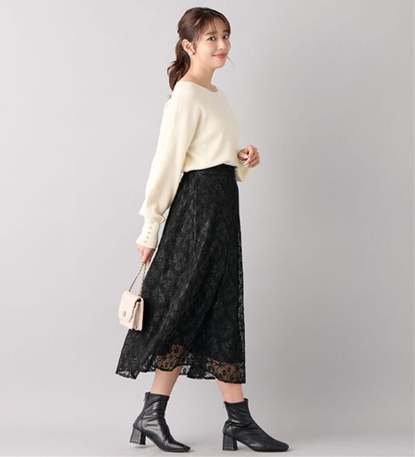 alotta（アロッタ）の「＜お客様企画＞ラメレースフレアースカート（ロングスカート）」｜詳細画像