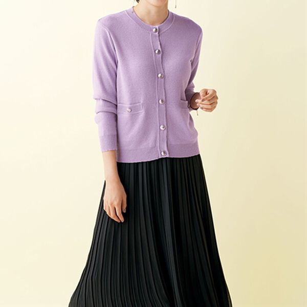 コットンシルクニットジャケット - ベルーナ【公式】