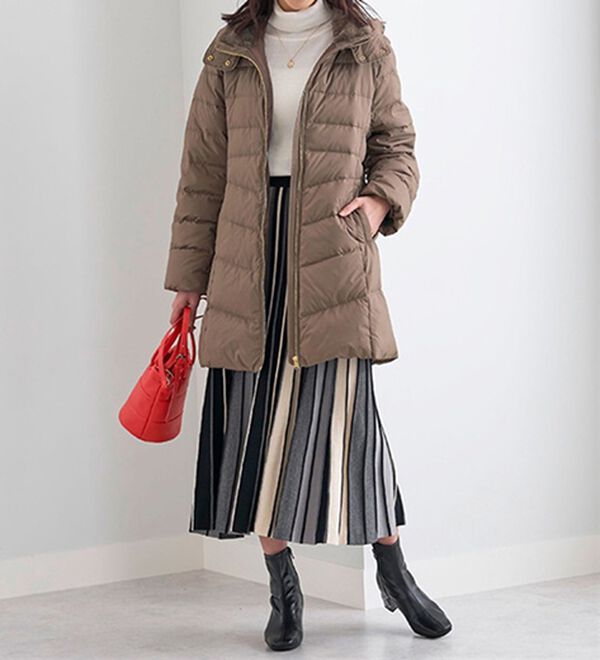 BELLUNA（ベルーナ）の「フレンチダウン使いロング丈デザインコート（ロングコート）」｜詳細画像