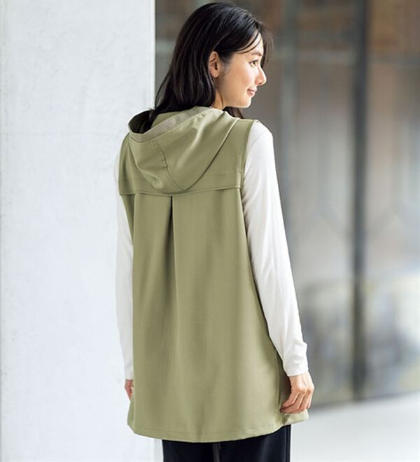 ルフラン（ルフラン）の「羽織ってお洒落なリブ使いベスト（ベスト）」｜詳細画像