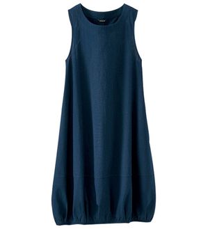 BELLUNA（ベルーナ）の「綿１００％ポケット付コクーンワンピース（その他ワンピース）」｜ネイビー