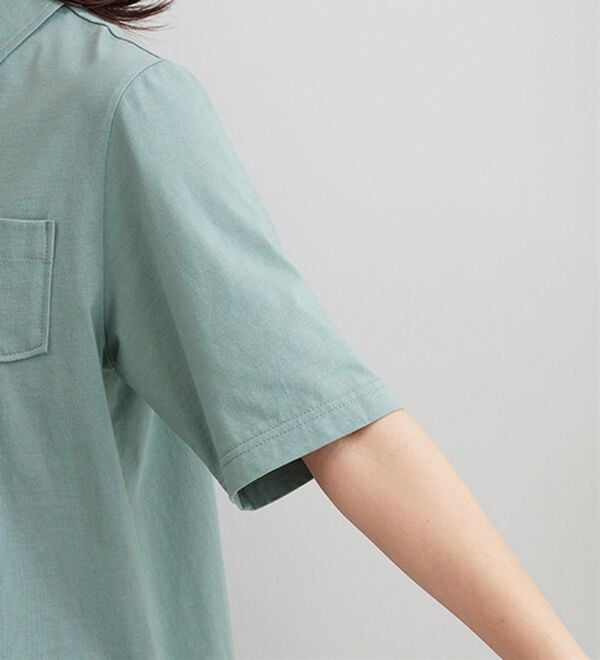 BELLUNA（ベルーナ）の「【ヒンヤリ機能付き＆綿１００％】サマ見えポロチュニック（チュニック）」｜詳細画像