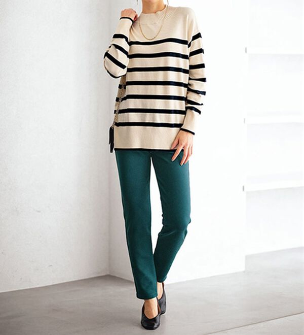 BELLUNA（ベルーナ）の「裏ベロアストレッチ素材レギンスパンツ【Prima fit pants】（スパッツ・レギンス）」｜詳細画像