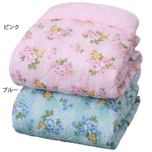 「やわらか綿１００％ガーゼキルトケット（肌掛布団・タオルケット）」｜詳細画像