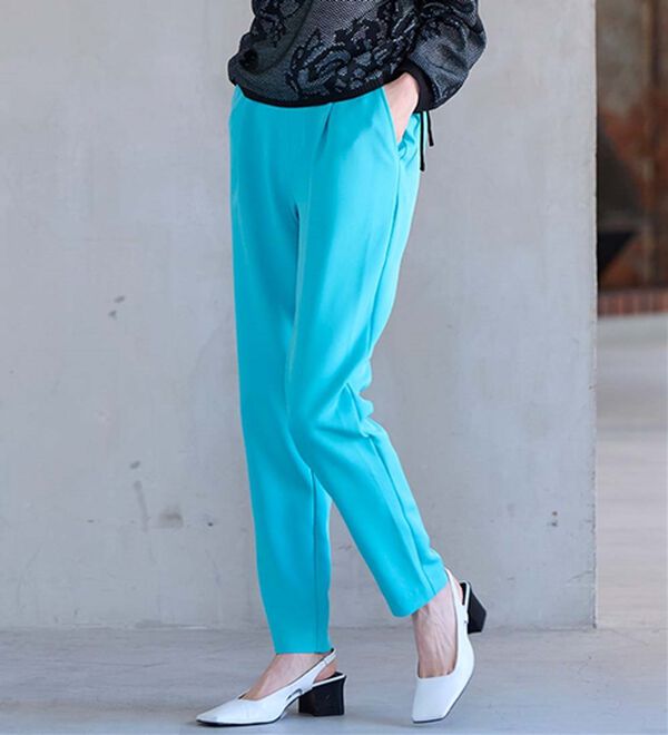 RANAN（ラナン）の「【選べる股下】美脚シルエットタックパンツ（股下６１・６５ｃｍ）（フルレングスパンツ）」｜詳細画像