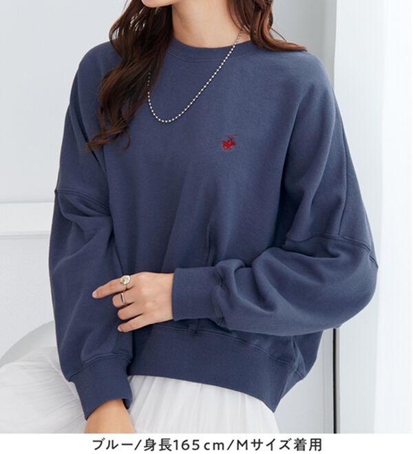 Viola e Viola（ヴィオラ エ ヴィオラ）の「【ビバリーヒルズポロクラブ】コクーンシルエットスウェット（カットソー）」｜詳細画像