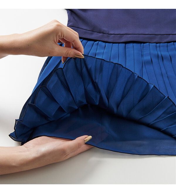 RANAN（ラナン）の「楽ちんキレイ見え！バックプリーツセットアップ（ブラウススーツ）」｜詳細画像