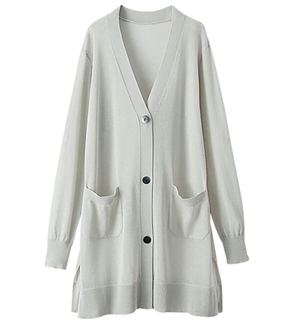 BELLUNA（ベルーナ）の「ＩＣＥＣＬＥＡＮｌｉｇｈｔ！多機能素材ニットカーディガン（ニットカーディガン）」｜詳細画像