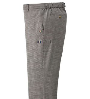 「＜アーノルド　パーマー＞快適ストレッチ裏起毛パンツ（メンズフルレングスパンツ）」｜チェック柄