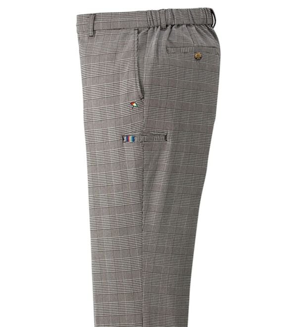 「＜アーノルド　パーマー＞快適ストレッチ裏起毛パンツ（メンズフルレングスパンツ）」｜チェック柄