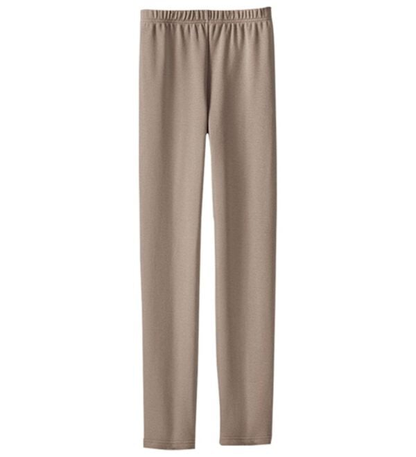 BELLUNA（ベルーナ）の「静電防止付裏ファー素材レギンス（フルレングスパンツ）」｜モカ