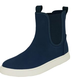 BELLUNA（ベルーナ）の「水たまりに入りたくなる大人レインシューズ＜べるーにゃ・ふなっしー＞（レインシューズ）」｜ネイビー無地