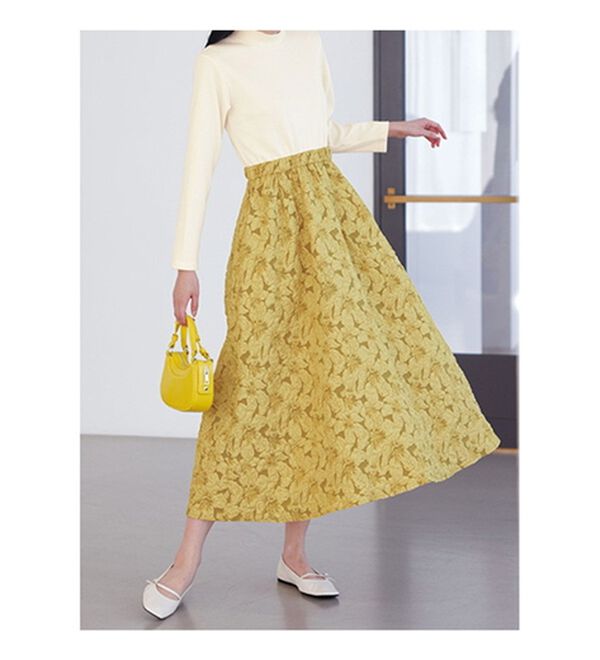 RANAN（ラナン）の「ジャカード素材ドッキングワンピース（ドッキングワンピース）」｜詳細画像