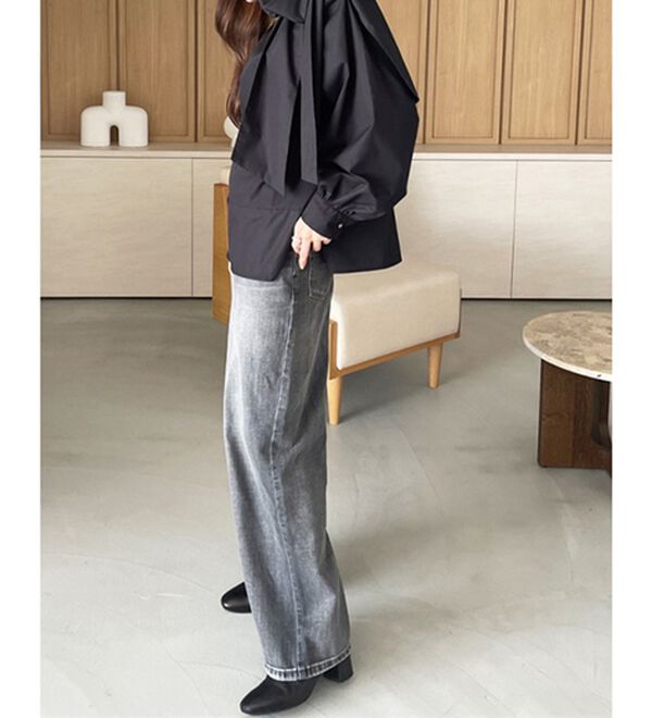 GeeRA（ジーラ）の「【YOUING.】ショルダーリボンブラウス（ブラウス）」｜詳細画像