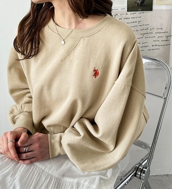 GeeRA（ジーラ）の「【Ｕ．Ｓ．ＰＯＬＯ　ＡＳＳＮ】ショートスウェット（トレーナー・スウェット）」｜詳細画像