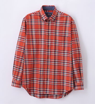 「着心地快適ストレッチネルシャツ（メンズシャツ）」