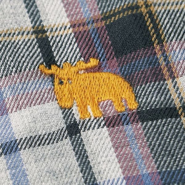 BELLUNA（ベルーナ）の「＜ｍｏｚ＞綿１００％丸エリ刺しゅうシャツ（シャツ）」｜詳細画像