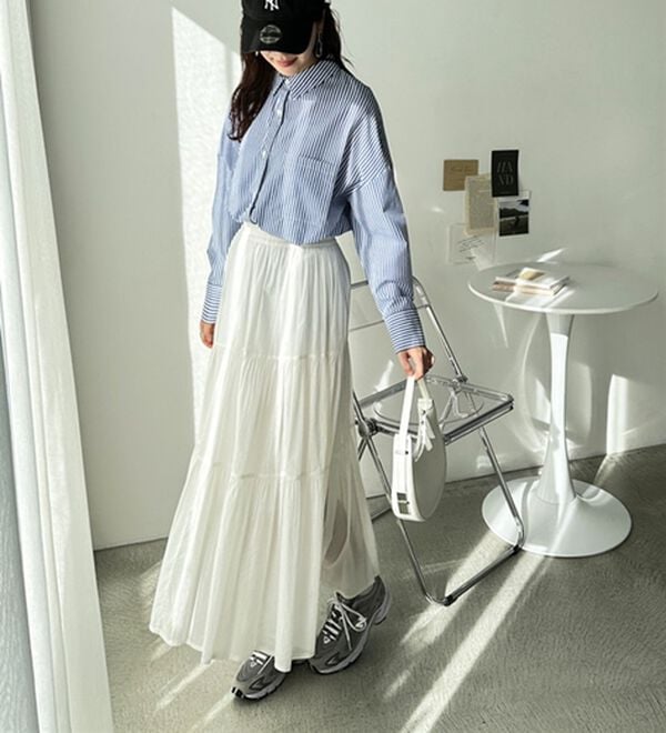 GeeRA（ジーラ）の「アソート柄オーバーサイズシャツ（シャツ）」｜詳細画像