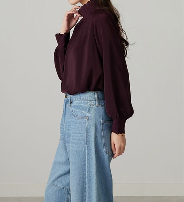 BELLUNA（ベルーナ）の「リブニット使いチュニック（チュニック）」｜詳細画像