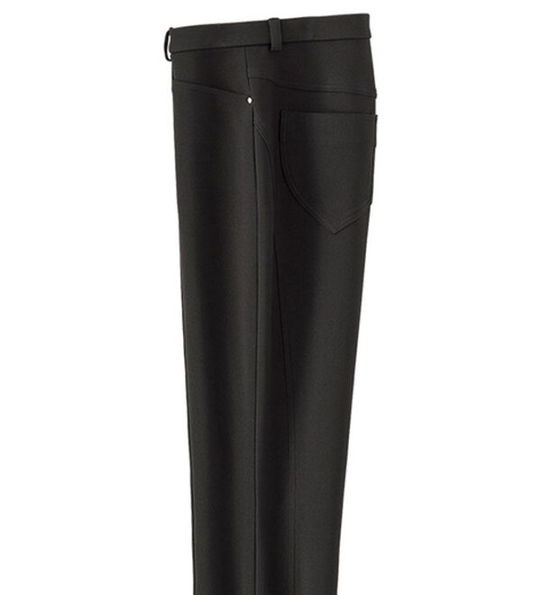 BELLUNA（ベルーナ）の「すっきり伸びる！ハイテンション美脚パンツ　ブーツカット（フルレングスパンツ）」｜黒