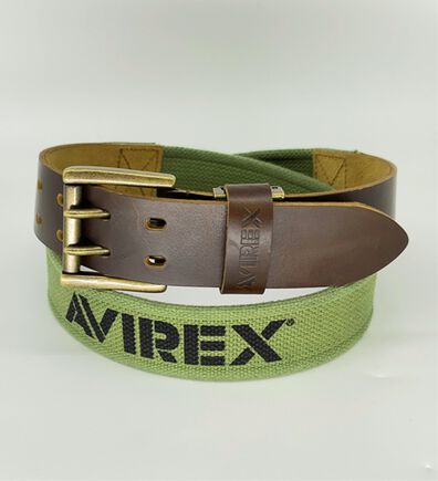 「＜アヴィレックス＞ダブルピンコンビベルト（メンズベルト）」