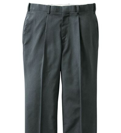 「＜ゴールデンベア＞しなやかミックス調カルゼスラックス（メンズスラックス）」