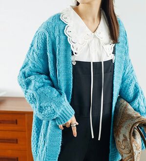 GeeRA（ジーラ）の「レース刺しゅう衿ブラウス（ブラウス）」｜詳細画像