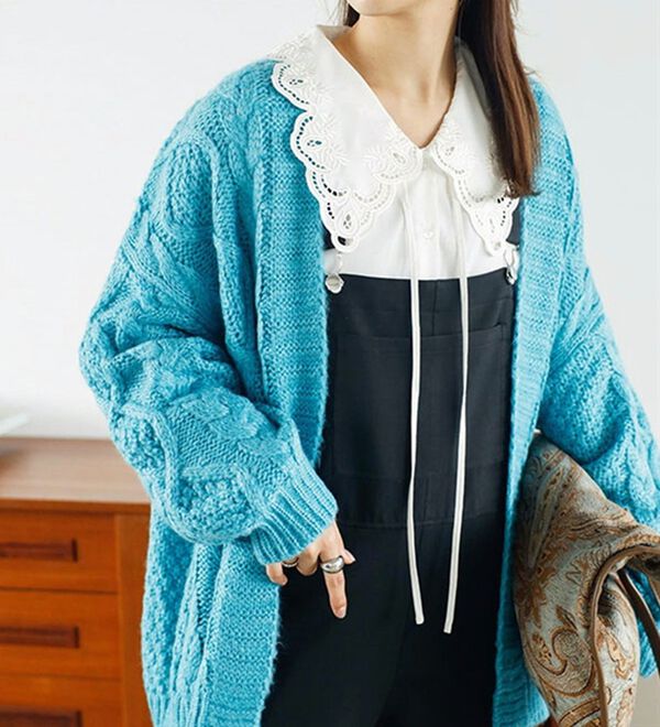 GeeRA（ジーラ）の「レース刺しゅう衿ブラウス（ブラウス）」｜詳細画像