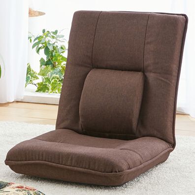 「お買い得！腰サポート付コンパクト座椅子（座椅子）」