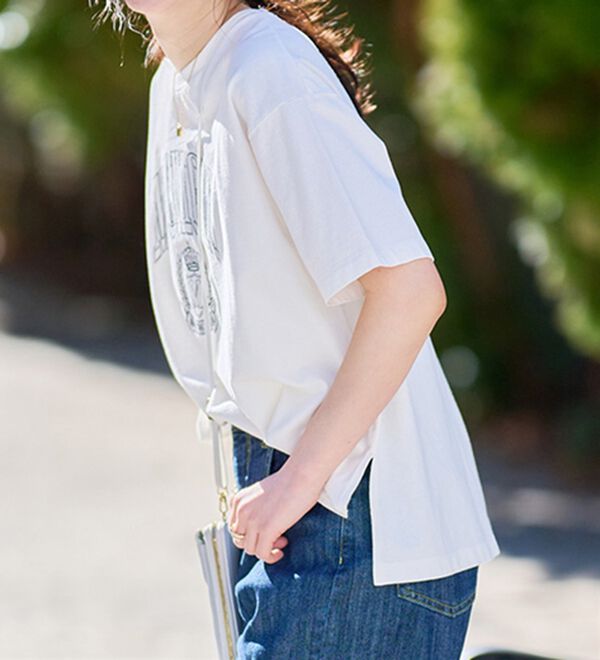 RANAN（ラナン）の「ヴィンテージライクロゴTシャツ（カットソー）」｜詳細画像