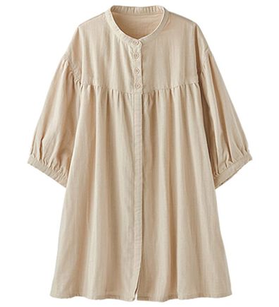 BELLUNA（ベルーナ）の「風が通り抜けるダブルガーゼチュニック（チュニック）」