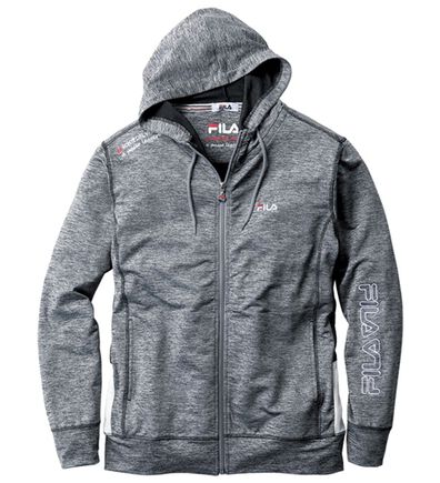 「＜フィラ＞杢調ストレッチパーカー・ジョガーパンツ（メンズパーカー）」