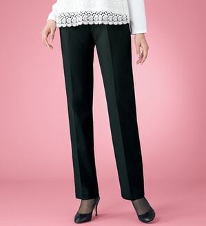 ルフラン（ルフラン）の「静電防止機能フォーマルパンツ（ブラックフォーマル（喪服・礼服））」｜黒