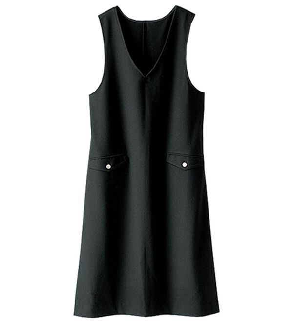 BELLUNA（ベルーナ）の「ウール調素材ポケット付ジャンパードレス（ジャンパースカート）」｜詳細画像