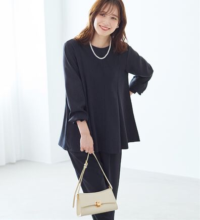 Viola e Viola（ヴィオラ エ ヴィオラ）の「【入学式・卒業式】Ａラインセレモニーセットアップ（パンツスーツ）」