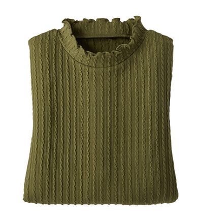 BELLUNA（ベルーナ）の「フリル衿ジャカードプルオーバー（カットソー）」