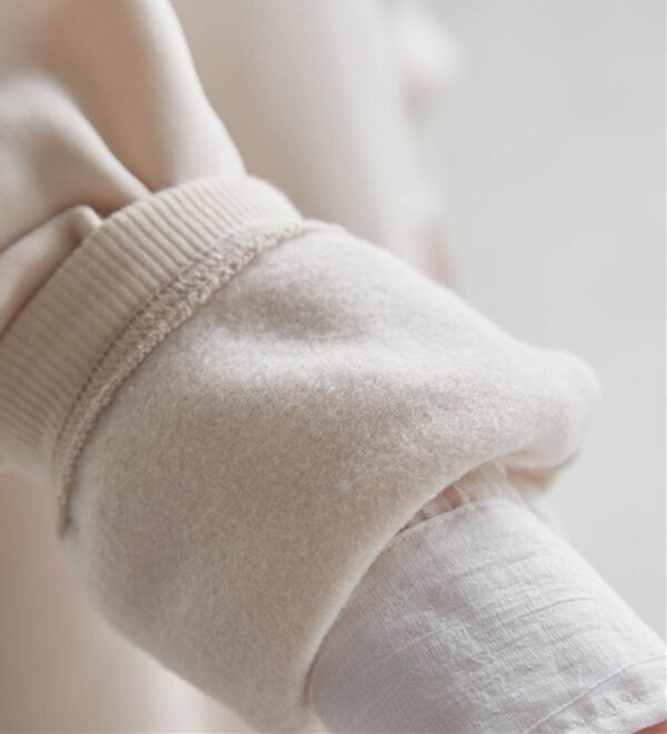 RANAN（ラナン）の「裏起毛ハーフジップワンピース（ロングワンピース）」｜詳細画像