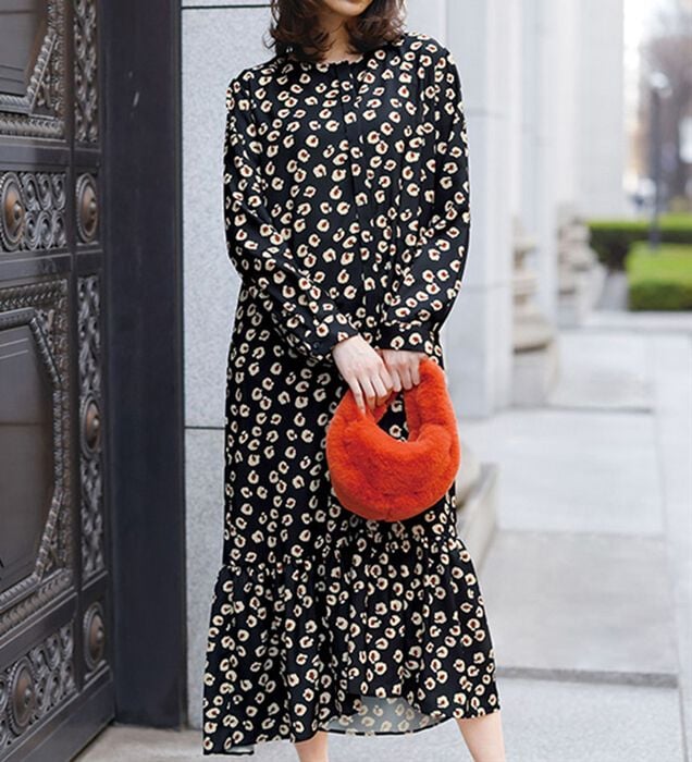 レオナール ワンピース&ロングカーディガン