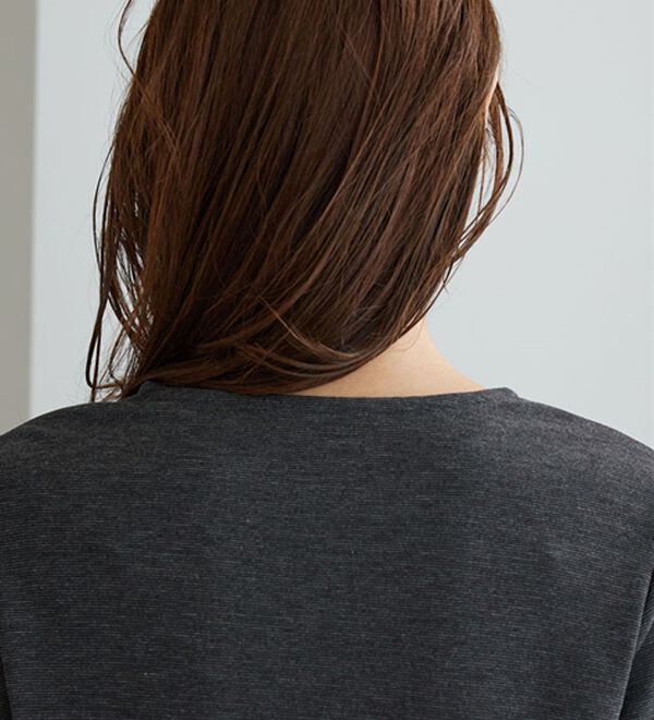 BELLUNA（ベルーナ）の「かのこ素材配色ブロッキングチュニック（チュニック）」｜詳細画像