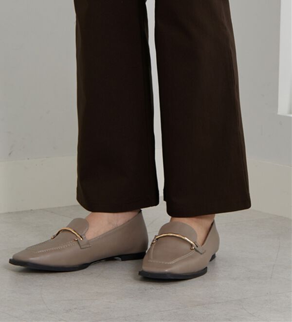 BELLUNA（ベルーナ）の「綿タッチハイパー美脚フレアーパンツ（フルレングスパンツ）」｜詳細画像