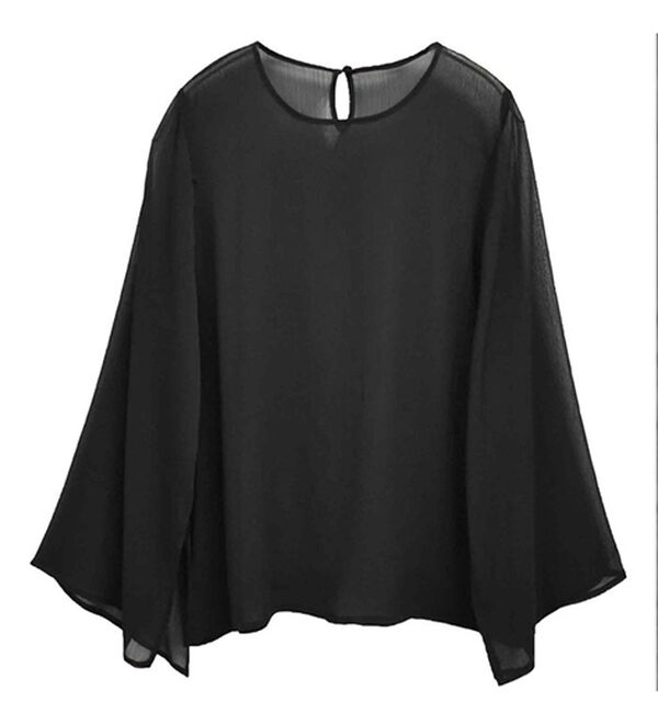 RANAN（ラナン）の「フレア袖スリットシアーブラウス（ブラウス）」｜詳細画像