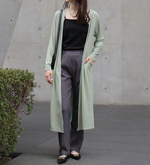 Pierrot（ピエロ）の「【Ｍ～３Ｌ】【選べる２丈】接触冷感トッパーカーディガン（その他カーディガン）」｜ミント