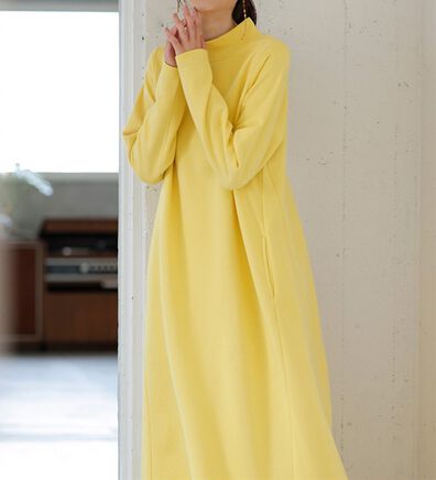 RANAN（ラナン）の「＜Ｂｅａｕｔｉｆｕｌ　Ｃｏｔｔｏｎ＞混　裏起毛！タートルネックワンピース（その他ワンピース）」