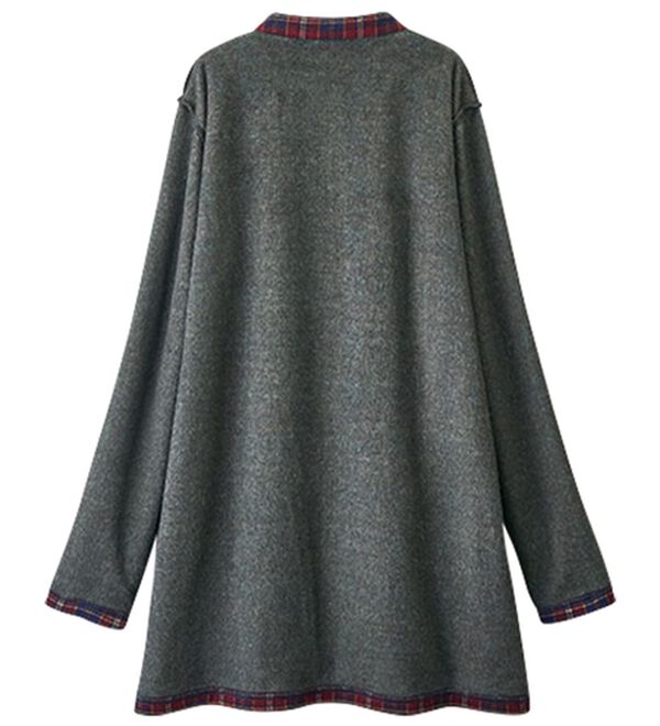 ルフラン（ルフラン）の「【３色組】【ホカロン】ぽっかぽか裏ファーチュニック（チュニック）」｜詳細画像