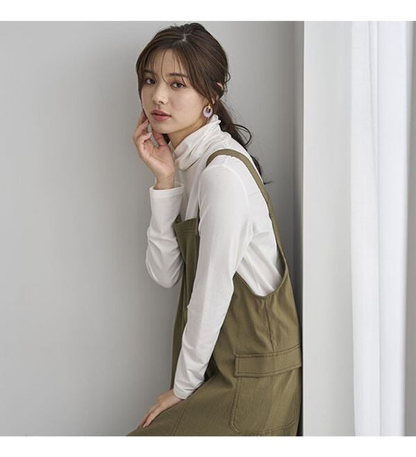 BELLUNA（ベルーナ）の「なめらかテンセル（ＴＭ）繊維ストレッチプルオーバー（カットソー）」｜詳細画像