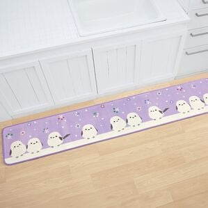 「シマエナガ　ロングキッチンマット（キッチンマット）」｜1