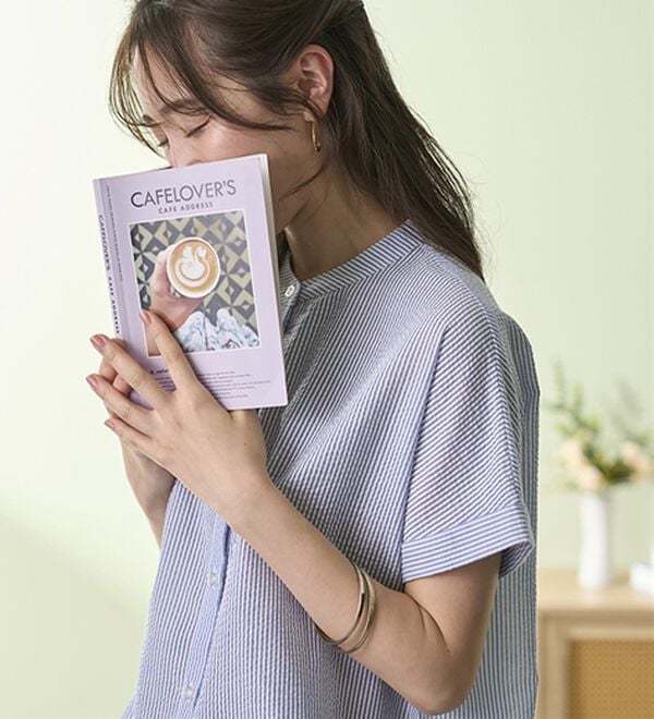 BELLUNA（ベルーナ）の「さらっと爽快！ポコポコサッカーブラウス（ブラウス）」｜詳細画像