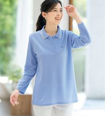 ルフラン（ルフラン）の「嬉しさ満載！かのこ長袖ポロシャツ（ポロシャツ）」